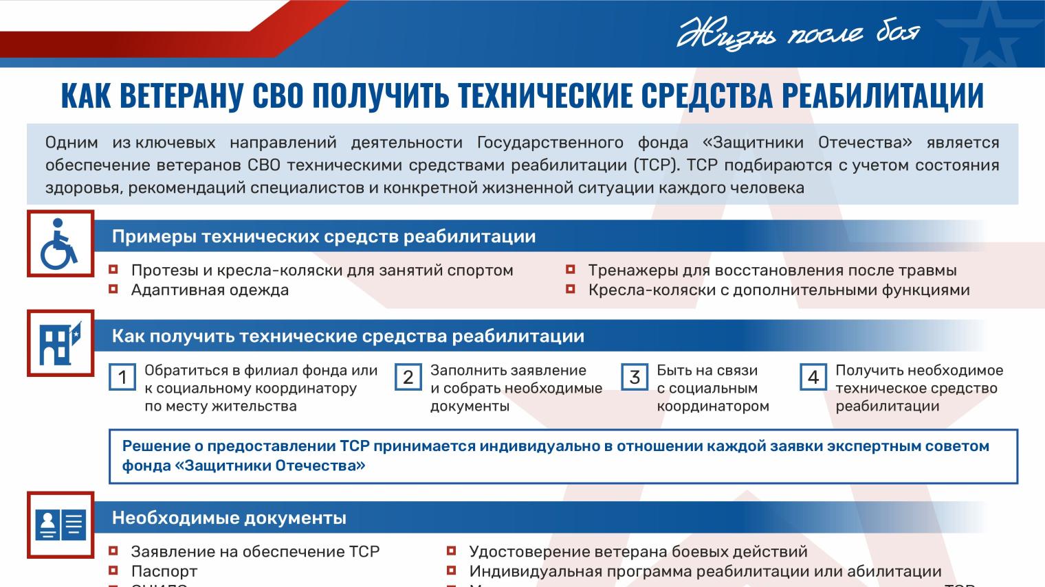 Как ветерану СВО получить технические средства реабилитации